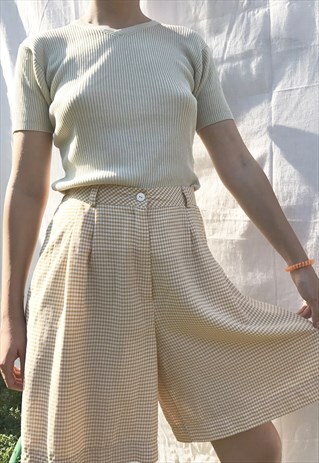 80S MUSTARD CULOTTES