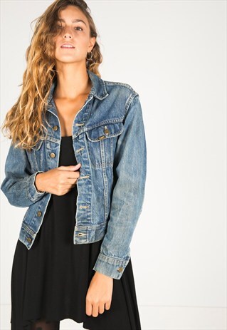 VINTAGE 80S LEE DENIM JACKET / R118