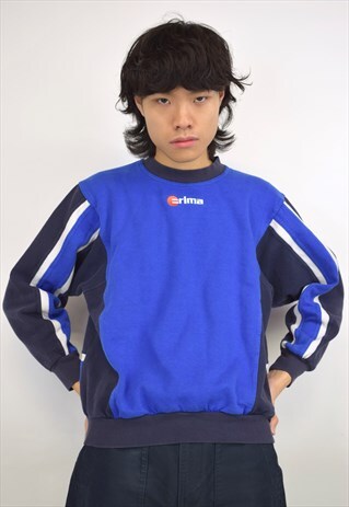 VINTAGE 90S RIMA BLUE/WHITE SWEATSHIRT