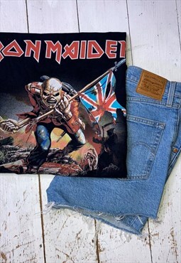 iron maiden rock band tshirt 
