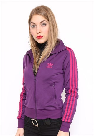 VINTAGE ADIDAS PURPLE TRACK JACKET