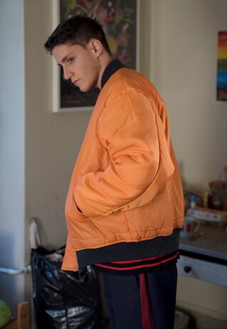 UNISEX VINTAGE REVERSIBLE BOMBER JACKET (REF/689)