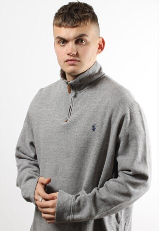 VINTAGE POLO RALPH LAUREN 1/4 ZIP JUMPER