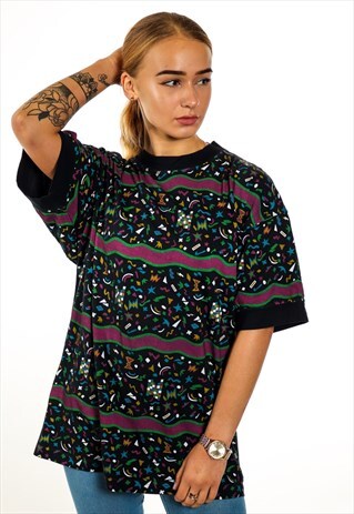 VINTAGE PATTERNED T-SHIRT T352