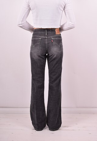 LEVI'S 518 WOMENS VINTAGE JEANS W32 L32 GREY 90'S
