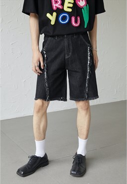 Men's Straight Lace Denim Shorts SS2022 VOL.5