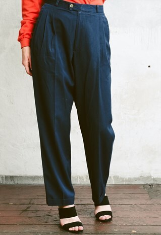 VINTAGE 90S PLEATED WAIST TROUSERS