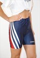 VINTAGE 90S ADIDAS  LEGGINGS SHORTS MADE IN PORTUGAL