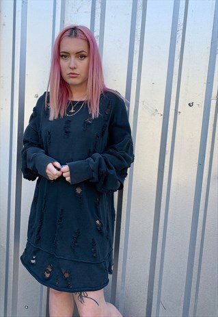 VINTAGE DIESEL DISTRESSED DRESS