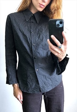 Black Classy Women Shirt - Small