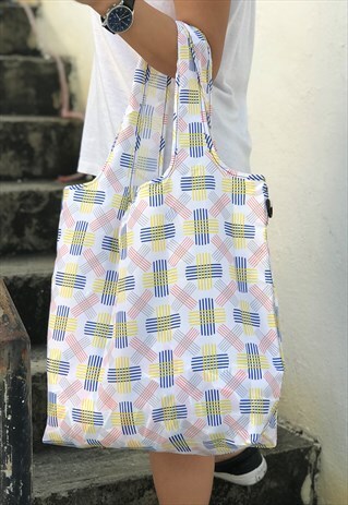 SHOPPING BAG 2-WAY HOBO WATER REPELLENT - BERLIN WHITE