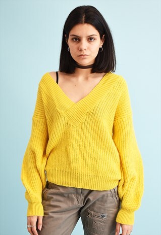 90'S RETRO SLOUCHY MOMS KNIT JUMPER