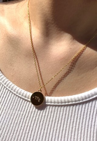 ZODIAC STAR SIGN NECKLACE GOLD PLATED