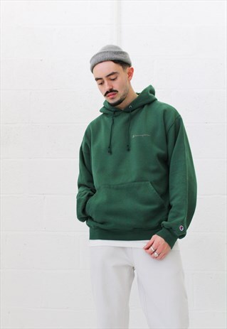 VINTAGE CHAMPION SCRIPT LOGO HOODIE