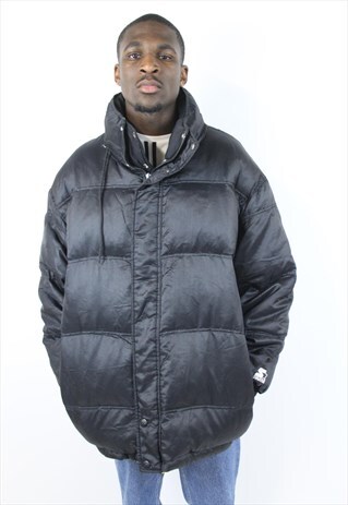 VINTAGE STARTER REVERSIBLE PUFFER JACKET