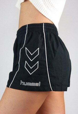 HUMMEL VINTAGE 90'S HUMMEL RUNNING SHORTS LARGE LOGO
