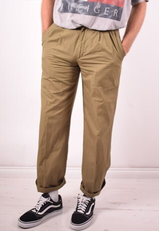 LEVI'S MENS VINTAGE TROUSERS W32 L30 GREEN 90S