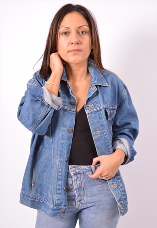 VINTAGE WRANGLER DENIM JACKET BLUE