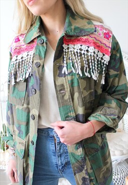 Vintage jacket Ethnic embroidery