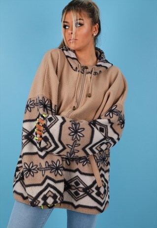 VINTAGE FLEECE JACKET IN MULTI NJ597