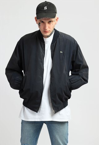 VINTAGE LACOSTE REVERSIBLE HARRINGTON JACKET