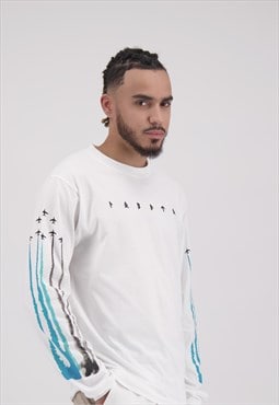 LOBATOFFICIAL Long sleeves printed t-shirt in white