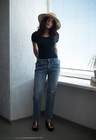 VINTAGE 90'S BLUE STRAIGHT JEANS