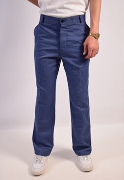 Vintage Suit Trousers Blue