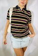 VINTAGE Y2K RALPH LAUREN STRIPED POLO