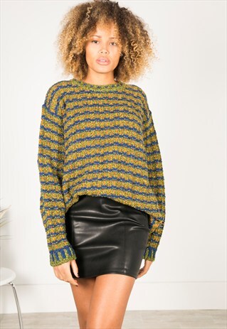 VINTAGE 80S CASUAL KNIT JUMPER / R0450