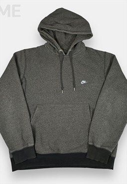Nike vintage embroidered grey hoodie size L