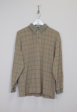 Vintage Tommy Hilfiger shirt in grey. Best fits M