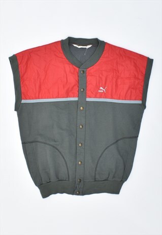 VINTAGE 90'S PUMA GILET GREY