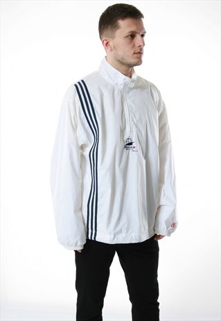 90S VINTAGE ADIDAS SHELL FIFA 98 WORLD CUP 1/4 ZIP 13376