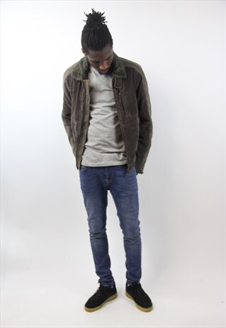 VINTAGE DIESEL CORD BROWN JACKET