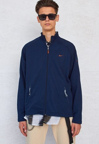 VINTAGE NAVY BLUE NIKE JACKET