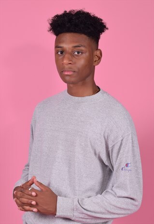 CHAMPION GREY LIGHTWEIGHT SWEATSHIRT