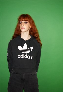 Adidas Originals Tapered Cropped Hoodie / Sweatshirt