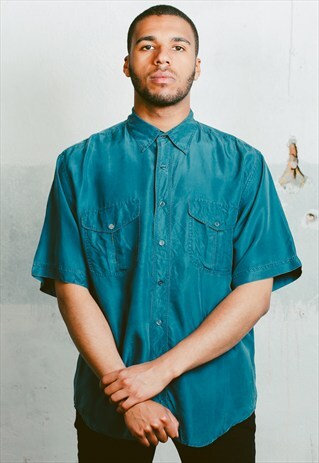 VINTAGE MINIMALIST SILK SHIRT
