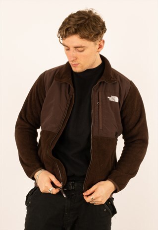 VINTAGE NORTH FACE BROWN DENALI FLEECE