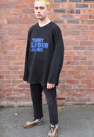 TOMMY HILFIGER JEANS SPELLOUT SWEATSHIRT