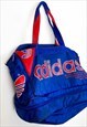Vintage 80s gym blue and red bag 