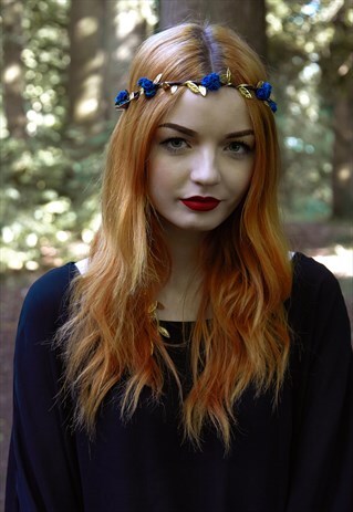 FLORAL GARLAND, FLOWER GARLAND, FESTIVAL CROWN, BOHO HAIR