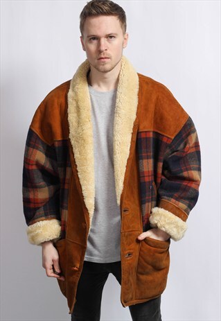 VINTAGE AZTEC SHERPA JACKET