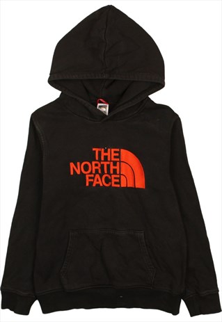 Vintage 90's The North Face Hoodie Spellout Black Large