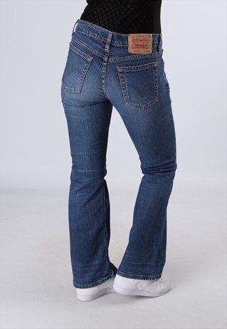 LEVIS 529 DENIM BOOTCUT FLARE FLARED JEANS UK 10 (B2J)