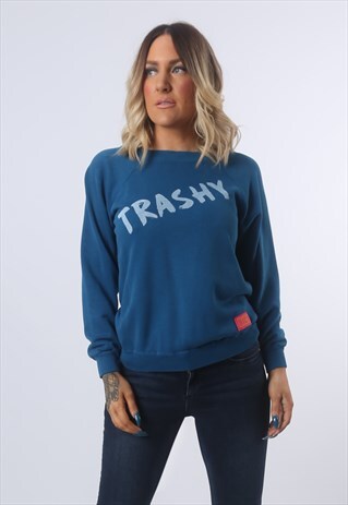 SWEATSHIRT TOP JUMPER BICH REBORN TRASHY PRINT (GVDC)