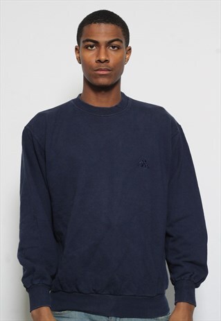 VINTAGE KAPPA CREW NECK LOGO SWEATSHIRT BLUE