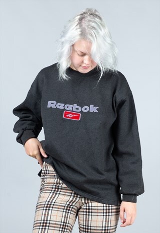 VINTAGE REEBOK LOGO CREW NECK SWEATSHIRT