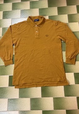 Fred Perry Sportswear Vintage Long Sleeve Polo Shirt
